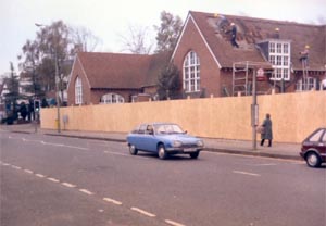 Banstead Village School demolition - Photo coutesy of Ted Bond