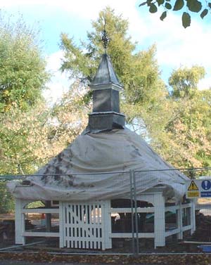 Work in progress on the Village Well
