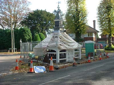 Work in Progress on the Village Well