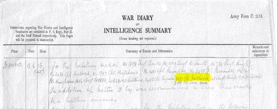 Arthur Batchelor MM Beechholme WW1