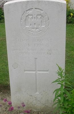 Frederick George Fry Beechholme WW1