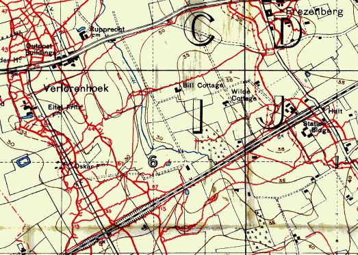 Albert Theed Beechholme WW1 Map